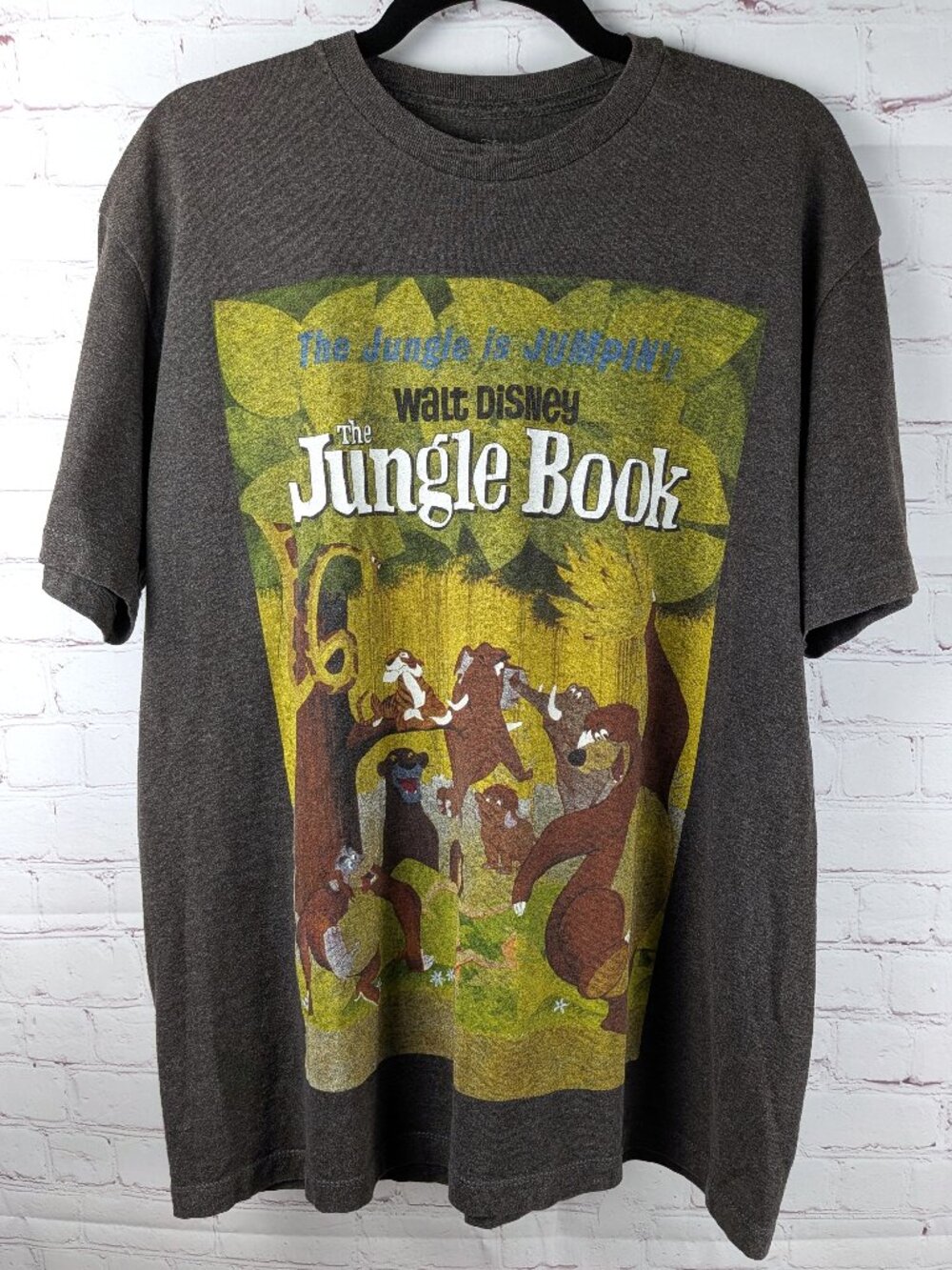 Disney Jungle Book Movie Poster Graphic Tee L